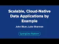 Scalable Cloud-Native Data Applications by Example