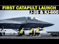 Download Lagu First Catapult Launch of the J-35 \u0026 KJ-600