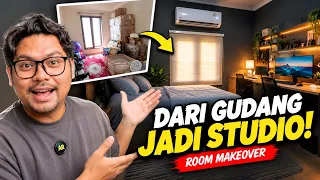 Dari Gudang Berantakan Jadi Studio Minimalis! Hasilnya Bikin Betah