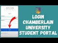 How To Sign In To Chamberlain University Student Portal Chamberlain University Login 2024