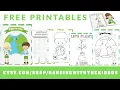 Earth Day Activities for kids FREEBIE