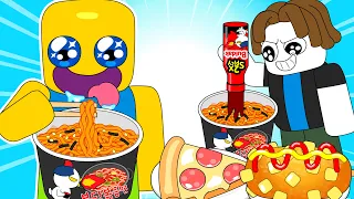 Roblox Noob vs Gugu Gaga Penguin Crazy Mukbang lol