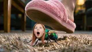 My little sister turned into a fly!