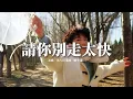 Download Lagu 潘成（皮卡潘）/汪六六 - 請你別走太快『My heart move move 跳太快，腦海who who 已空白，你一步步走過來 心都被你收買。』【動態歌詞MV】
