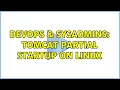 DevOps SysAdmins Tomcat partial startup on linux 2 Solutions