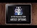 Tattoo Release Form Artist Options