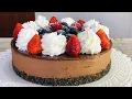 Lagu Cheesecake cu ciocolată fără coacere și fără gelatină/Cheesecake al cioccolato senza cottura
