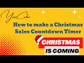 How to Make A Christmas Sales or New Year Countdown With JavaScript and CSS