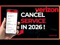 How to Cancel Verizon Service 2026