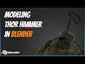 Modeling Thor hammer in Blender Blender Time lapse