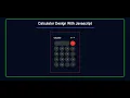 Create Amazing Design Calculator Project Using HTML CSS JavaScript Tutorial