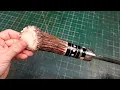 Sewing Leather with Sterling Silver WIre: Making a Tooled Leather Knife Sheath