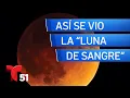 Eclipse lunar total asi se vio la Luna de Sangre en el sur de Florida
