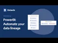 Automate your Power BI data lineage with Dataedo