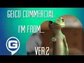 GEICO Gecko Commercial - I’m From… 🗺️🤣 [Version 2] (2009/10)