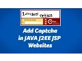 Add Captcha in JAVA JSP Pages