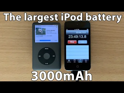Download MP3 Testing the largest iPod battery, 3000mAh!