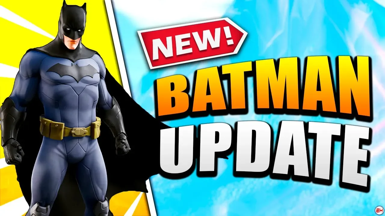 Nick Eh 30 reacts to New BATMAN Update in Fortnite!