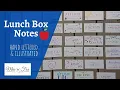 LUNCH BOX NOTES Back to School Encouragement for Kids Teachers First Day of School