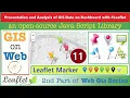 The Leaflet Marker Object Vector layers in Leaflet GIS Data on Web with Leaflet JS API 11