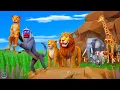 Download Lagu The Lion King | Monkey Rescue Baby Lion | Ultimate Recap Cartoon - King Lion Searching for Baby Lion