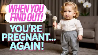 when you find out youre pregnant again baby leanne morgan