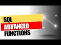 SQL Tutorial 46 Advanced Functions Tamil