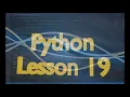Python Lesson 19 Conditional Logic