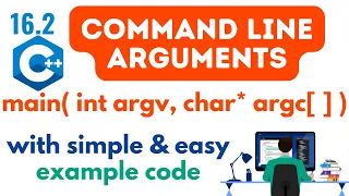 Command Line Arguments in C Explained with Live Code Example CS 201 Short Lecture 16 2