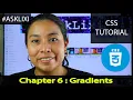 Chapter 6 CSS Tutorial - Gradients