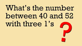 My 6-year old was given this question for homework A number between 40 52 with 3 ones Reddit