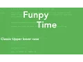 Funpy - Classic upper lower case problems in python