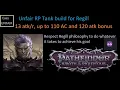 Pathfinder WOTR Regill RP unfair tank build