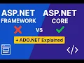 ASP NET Framework vs ASP NET Core with ADO NET Explained