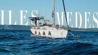 VOILIER : le PARADIS protégé des ILES MEDES #voiliercoraille