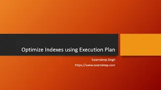 Optimizing Index with Execution Plans SQL Server