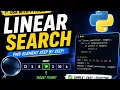 Linear search in python 30 Seconds me smjho