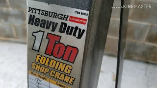 Harbor freight engine hoist reveiw