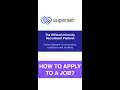 Mobile How to apply to a job using Superset Register and Apply