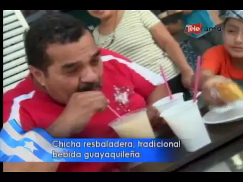 Chicha resbaladera, tradicional bebida guayaquileña