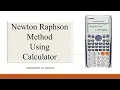 Newton Raphson Method Using Calculator fx-991ES Plus Programming Newton Raphson Method