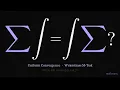 FINALLY understanding the switch up of operators sum and integral