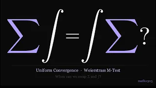 FINALLY understanding the switch up of operators sum and integral