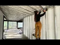 Lagu STEEL FRAMING our SHIPPING CONTAINER HOME - Metal Stud Construction