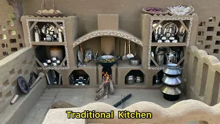Traditional kitchen set making |mitti ka chulha making at home | chulha making for Outdoor Cooking