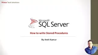 SQL Server Tutorial How to write Stored Procedures