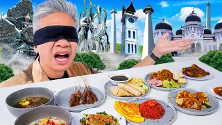 TEBAK MAKANAN INDONESIA TAPI MATA DITUTUP!!