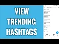 How To View Trending Twitter Hashtags