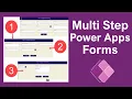 Multi Step Form in Power Apps Canvas App