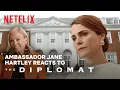 Download Lagu Ambassador Jane Hartley Reacts to The Diplomat | Netflix